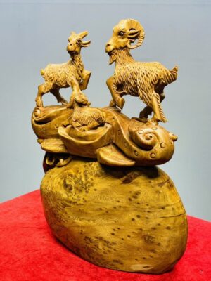 Tam Dương Đứng Bao Tiền Gỗ Nu Ngọc Am