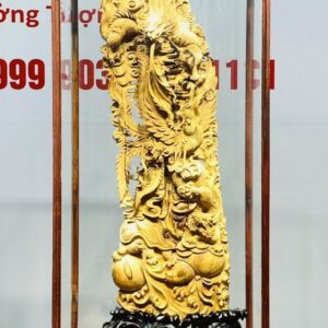 Tứ Linh Long Lân Quy Phụng Gỗ Hoàng Đàn Tuyết Lạng Sơn