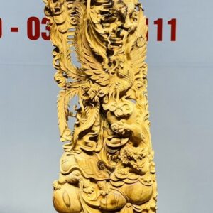 Tứ Linh Long Lân Quy Phụng Gỗ Hoàng Đàn Tuyết Lạng Sơn