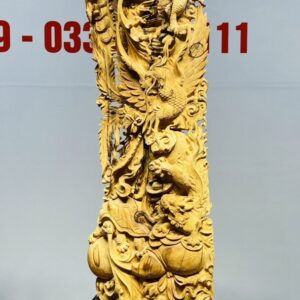 Tứ Linh Long Lân Quy Phụng Gỗ Hoàng Đàn Tuyết Lạng Sơn