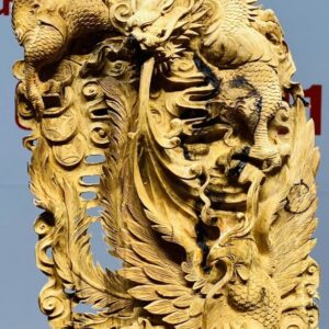 Tứ Linh Long Lân Quy Phụng Gỗ Hoàng Đàn Tuyết Lạng Sơn