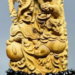 Tứ Linh Long Lân Quy Phụng Gỗ Hoàng Đàn Tuyết Lạng Sơn