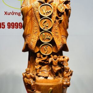 Di Lạc Chúc Phúc Ngũ Tiểu Gỗ Hương