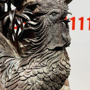 Gia Đình Gà Tứ Quý Bốn Mùa Gỗ Tử Đàn