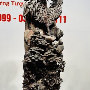 Gia Đình Gà Tứ Quý Bốn Mùa Gỗ Tử Đàn