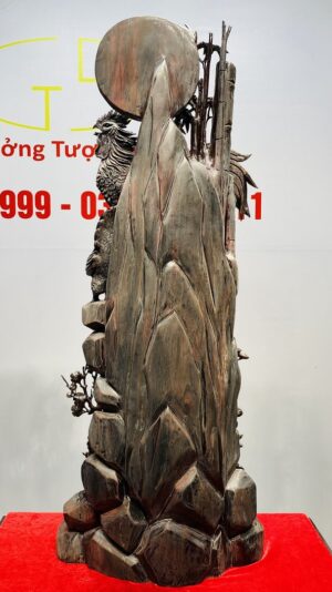 Gia Đình Gà Tứ Quý Bốn Mùa Gỗ Tử Đàn