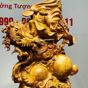 Đạt Ma Hàng Long Tam Ngọc Gỗ Nu Hương