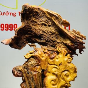 Đạt Ma Hàng Long Tam Ngọc Gỗ Nu Hương