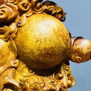 Đạt Ma Hàng Long Tam Ngọc Gỗ Nu Hương