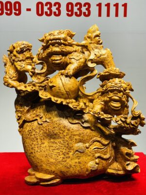 Tam Nghê Vờn Ngọc Gỗ Nu Ngọc Am