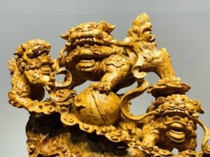 Tam Nghê Vờn Ngọc Gỗ Nu Ngọc Am