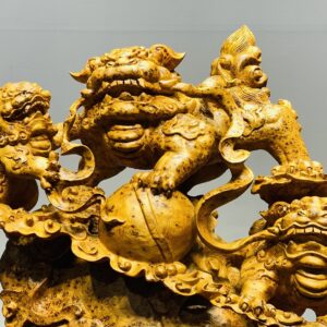 Tam Nghê Vờn Ngọc Gỗ Nu Ngọc Am