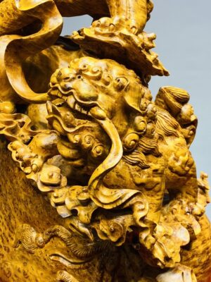 Tam Nghê Vờn Ngọc Gỗ Nu Ngọc Am