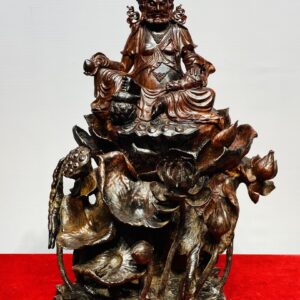 Hoàng Thần Tài Gỗ Trắc