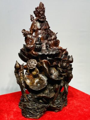 Hoàng Thần Tài Gỗ Trắc