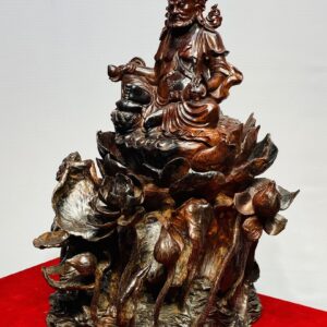 Hoàng Thần Tài Gỗ Trắc