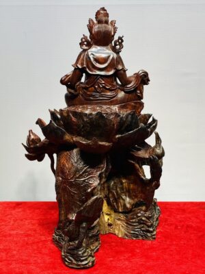 Hoàng Thần Tài Gỗ Trắc