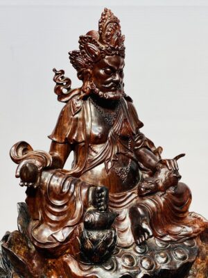 Hoàng Thần Tài Gỗ Trắc