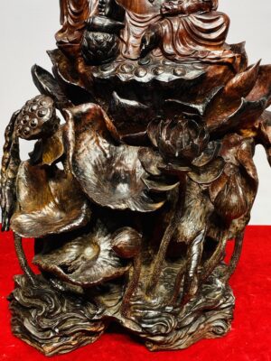 Hoàng Thần Tài Gỗ Trắc