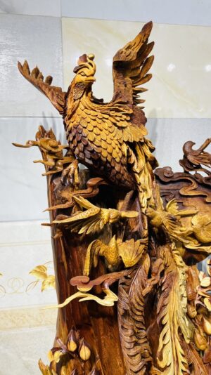 Bách Điểu Trầu Hoàng Gỗ Hương Ta