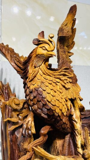 Bách Điểu Trầu Hoàng Gỗ Hương Ta