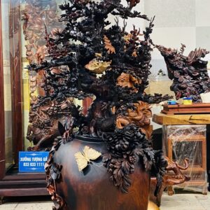 Bình Mai Gỗ Trắc