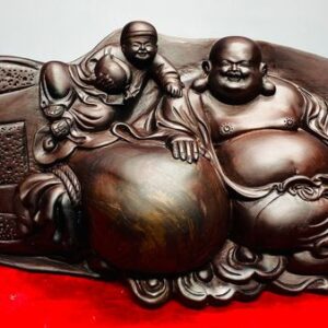 Di Lạc Nhất Tiểu Ngồi Bao Tiền Gỗ Trắc
