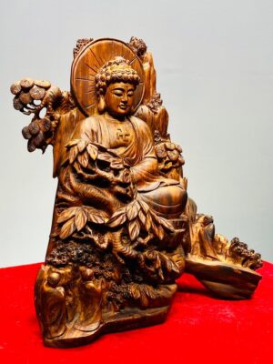 Nhất Tâm Bái Phật Gỗ Sưa