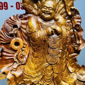 Di Lạc Chúc Phúc Gỗ Nu Hương