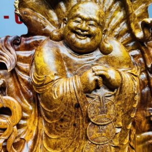 Di Lạc Chúc Phúc Gỗ Nu Hương