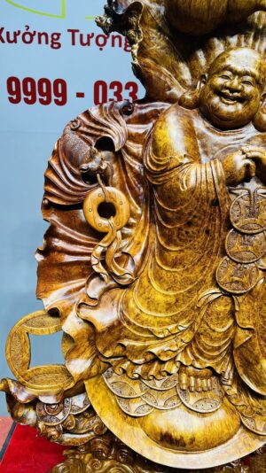 Di Lạc Chúc Phúc Gỗ Nu Hương