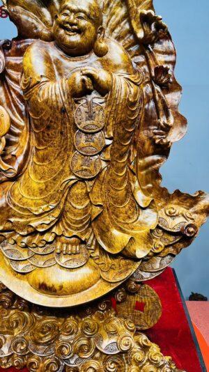 Di Lạc Chúc Phúc Gỗ Nu Hương