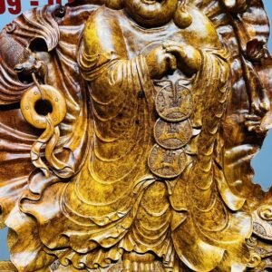Di Lạc Chúc Phúc Gỗ Nu Hương