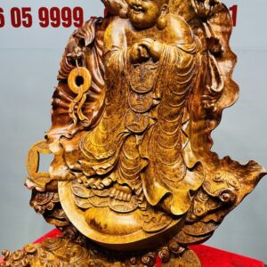 Di Lạc Chúc Phúc Gỗ Nu Hương