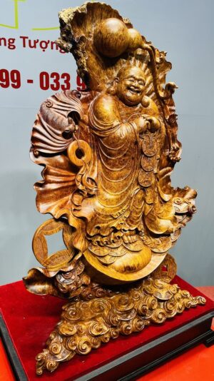 Di Lạc Chúc Phúc Gỗ Nu Hương
