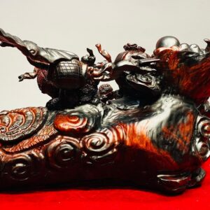 Di Lạc Nhất Tiểu Song Nghê Gỗ Trắc