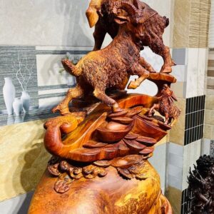 Tam Dương Đứng Bao Tiền Gỗ Nu Hương