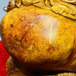 Di Lạc Nhất Tiểu Ngồi Bao Tiền Gỗ Nu Hương