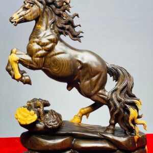 Nhất Mã Phi Thiên Gỗ Mun Hoa