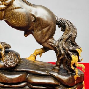 Nhất Mã Phi Thiên Gỗ Mun Hoa