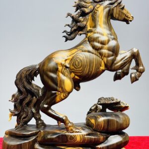 Nhất Mã Phi Thiên Gỗ Mun Hoa