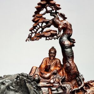 Thần Trà Ngồi Tùng Gỗ Trắc