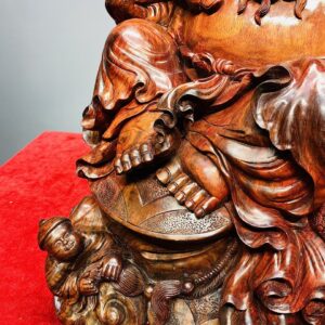 Di Lạc Ngũ Tiểu Thiềm Thừ Gỗ Trắc