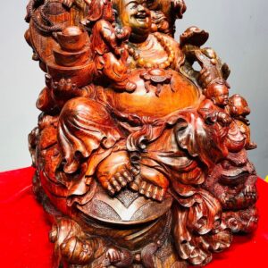Di Lạc Ngũ Tiểu Thiềm Thừ Gỗ Trắc