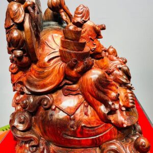 Di Lạc Ngũ Tiểu Thiềm Thừ Gỗ Trắc