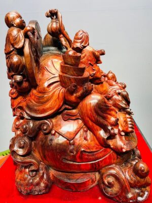 Di Lạc Ngũ Tiểu Thiềm Thừ Gỗ Trắc