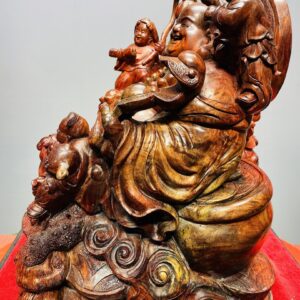 Di Lạc Ngũ Tiểu Thiềm Thừ Gỗ Trắc