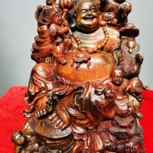 Di Lạc Ngũ Tiểu Thiềm Thừ Gỗ Trắc