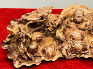 Di Lạc Vác Bao Tiền Cóc Thiềm Thừ Gỗ Sưa Quảng Bình