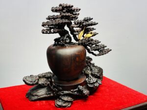 Tùng Hạc Diên Niên Gỗ Trắc